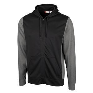 NWT Clique Black Mens Helsa Sport Colorblock Full Zip